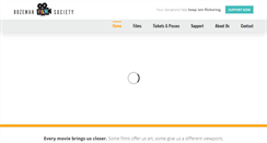 Desktop Screenshot of bozemanfilmsociety.org